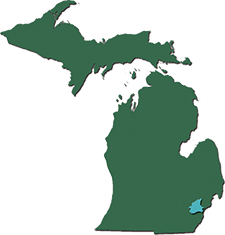 Rouge watershed in Michigan